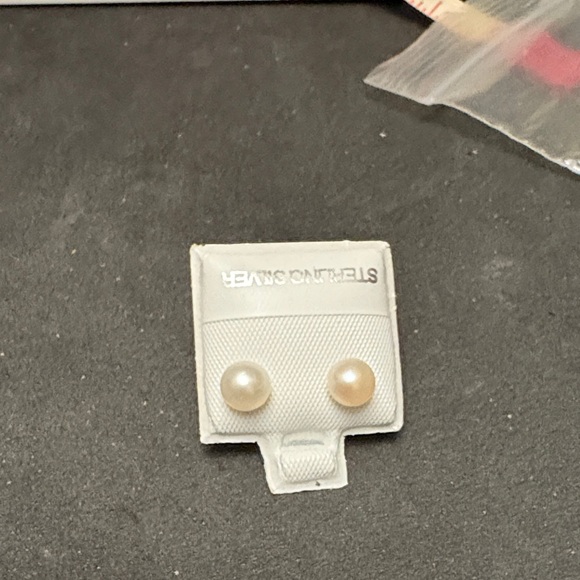 Jewelry - Sterling Silver Freshwater Pearls Pearl Stud Earrings